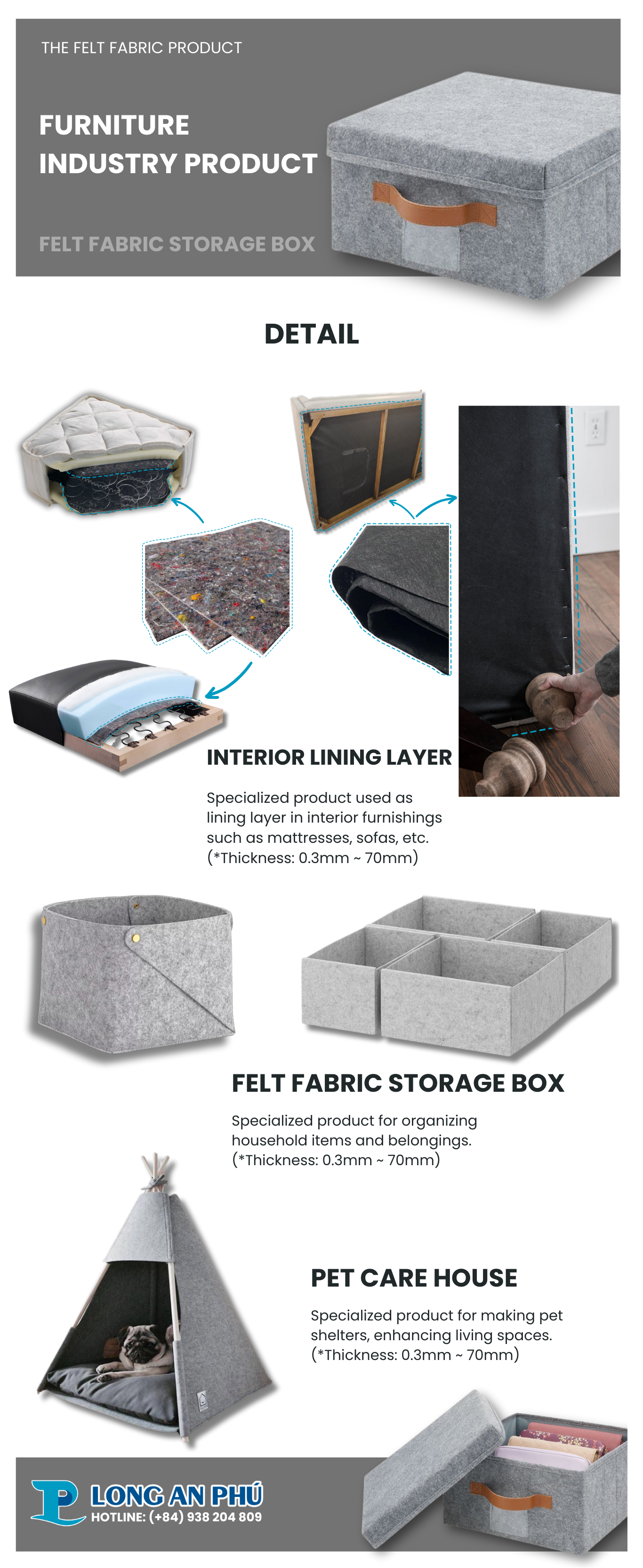 Felt Fabric Product - Furniture Industry